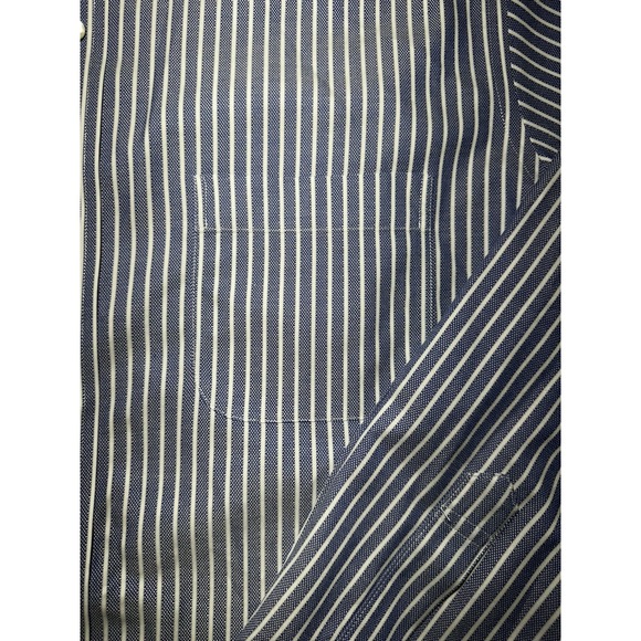 Brooks Brothers Shirt Mens Medium Striped Blue Red Regent Non Iron 15 1/2 - 33 - Picture 3 of 4